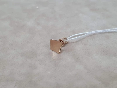 Золотая моносерьга-пуссета. 500049Ш