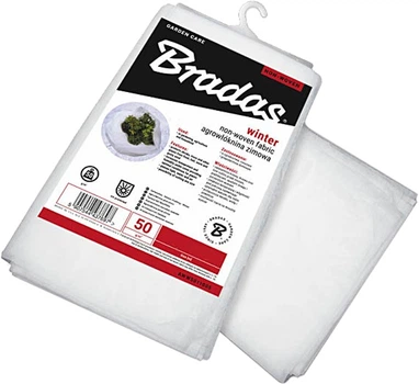 Агроволокно Bradas 50 г/м² зимнее 1.6 х 10 м Белое (AWW5016010)