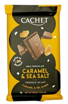 Шоколад Cachet Caramel & Sea Salt Молочний з солоною карамеллю 300 г (52381)
