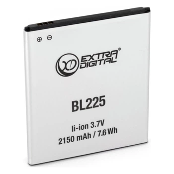 Аккумулятор, батарея для Lenovo S580 (BL225) 2150 mAh | Extradigital