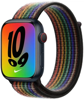 Ремінець Drobak Sport Loop Premium для Apple Watch Series 10 / 11 42mm Pride Edition Black (777761)