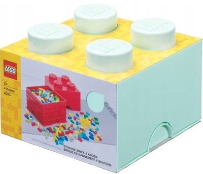 Контейнер для зберігання конструктора LEGO Storage Brick 4 Aqua Blue (40031742)