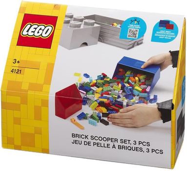 Контейнер для зберігання та прибирання конструктора LEGO Brick Scooper Set 3 елементи (41210002)