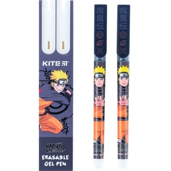 Набір гелевих ручок Kite Naruto синіх у пеналі 2шт