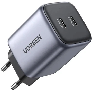 Блок живлення - зарядний пристрій UGREEN CD294 Nexode 45W Charger сіре (90573)