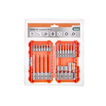 Набор бит ударных из 24 предметов Sturmax 1041M-01-SS2