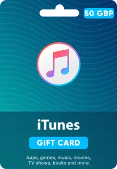 ITunes Gift Card £50, регіон Велика Британія