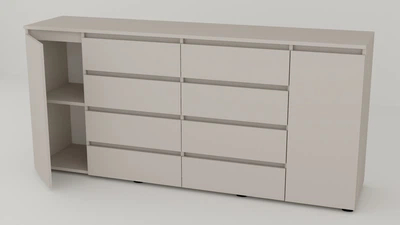 Комод Алекса СН-1441 /45 190х45х90 см кашемир