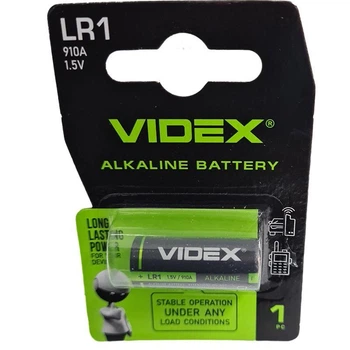 Батарейка LR1 910A (1,5V) VIDEX (54101)
