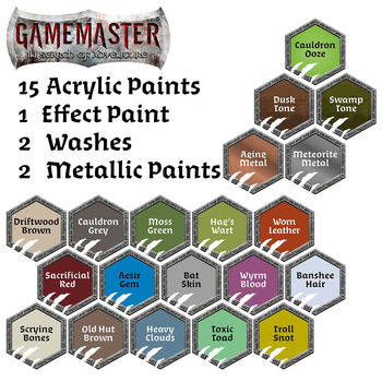 Набір фарб з фігуркою для малювання The Army Painter Gamemaster - Wilderness Adventures Paint (5713799101029)