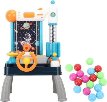 Детский игровой автотренажер с рулем ZZ1439B "Космос" музыка и свет, подвижные детали, на батарейках