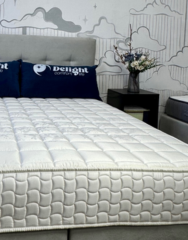 Матрац безпружинний Delight Visco Dream з Віскозним чохлом на Піні меморі 160х200 см (Visco_Dream_160x200)