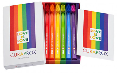 Набір зубних щіток Curaprox Ultra Soft Raindow Edition (7612412431728)