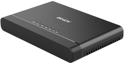 Kieszeń zewnętrzna Lindy USB 3.2 Type-C to M.2 NVMe &SATA SSD Black (4002888433594)