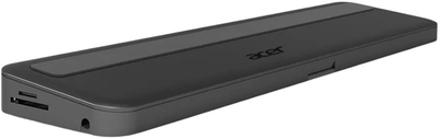 Док-станція Acer USB Type-C - USB 3.0 x3, USB Type-C, HDMI x2, DP, VGA, RJ-45, SD, Micro SD, 3.5 mm Black (HP.DSCAB.015)