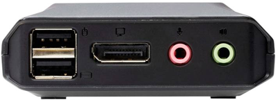 Przełącznik KVM ATEN CS52DP Hybrid 2-Port USB-C DisplayPort Black (4710469341311)