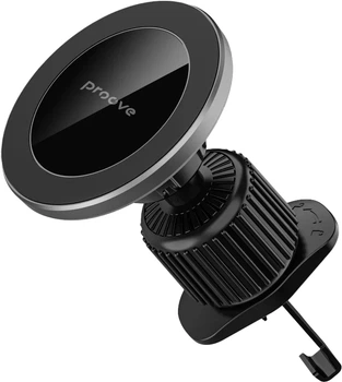 Автотримач для телефона Proove Ironside Air Outlet Car Mount Magnetic Ring Black (484180001)