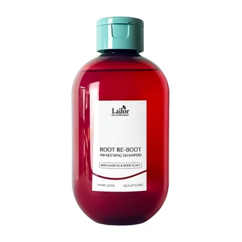 Шампунь для росту волосся Root Re-Boot Awakening Shampoo Red Ginseng & Beer Yeast Lador 300 мл 8808033021502