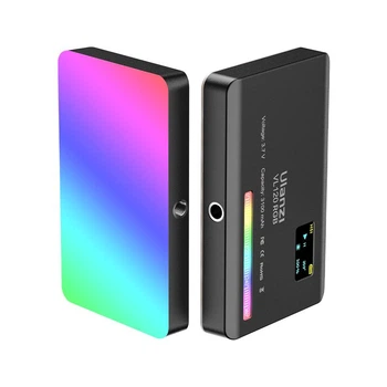 Накамерный свет светодиодная панель ULANZI VL120 RGB Black с регулятором яркости и 20 светоэффектами (2500-9000K, 3100мАч)