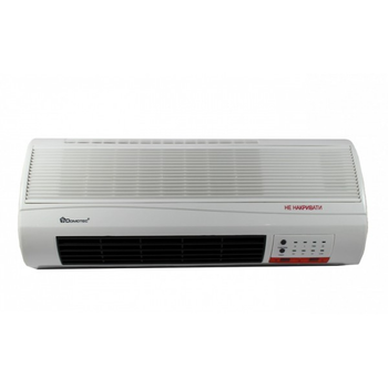 Тепловентилятор настенный Domotec с таймером и пультом ДУ Белый MS 00596188