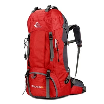 Туристичний, похідний рюкзак FREE KNIGHT 60L Red