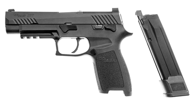 Пистолет страйкбольный Sig Sauer Air ProForce P320-M17 Blowback Green Gas кал. 6 мм ВВ. Black