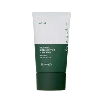 Сонцезахисний крем з хауттюйнією серцевидною Anua Heartleaf Silky Moisture Sun Cream SPF50+ PA++++ 50 ml