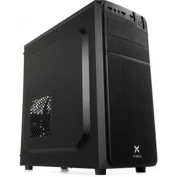 Корпус з БЖ Vinga CS111B Miditower Micro - ATX ATX з блоком живлення 400 Вт 2 x USB 3.0 2 x USB 2.