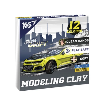 Пластилин Drift King 12 цветов 240 г YES (540672)