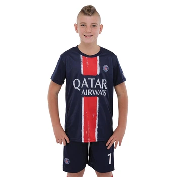 Форма футбольная детская PSG Mbappe ПСЖ Мбапе SP-Sport 3676 размер 2XS (20) рост 115-125 см