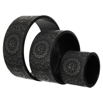 Колесо для йоги набор из 3шт SP-Sport Fit Wheel Yoga 0086 Black