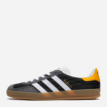 Sneakersy męskie do kostki adidas Gazelle Indoor IF9642 39.5 (6UK) 24.5 cm Czarny/Szary (4067888521092)