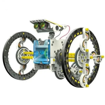 Конструктор робот Solar Robot 14в1 на солнечной батарее детский развивающий, два уровня сложности SRT-141