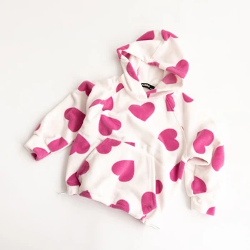 Худі флісове Серденько Alwair Kids Білий 110-116 81019