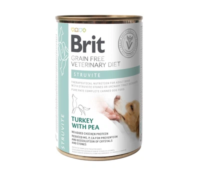 Корм Brit VD Dog Struvite влажный для собак с заболеваниями нижних мочевыводящих путей 400 гр