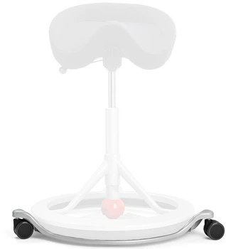 Стул седло для активного сидения Backapp Wheels Silver Grey