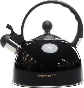 Чайник для плиты Holmer Черный 2 л (WK-6320-BCSB Cloud (6955894002828)
