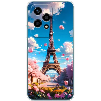 Силиконовый Чехол с Картинкой для Huawei Honor 200 Lite Принт (Париж, Эйфелева Башня) (61056-ysm035)