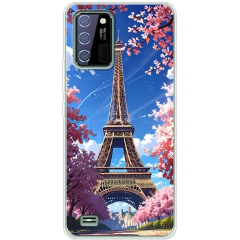 Силиконовый Чехол с Картинкой для Oukitel C25 Принт (Париж, Эйфелева Башня) (59669-ysm036)