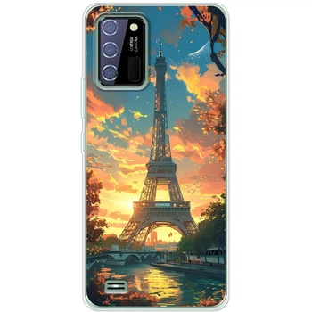 Силиконовый Чехол с Картинкой для Oukitel C25 Принт (Париж, Эйфелева Башня) (59669-ysm037)