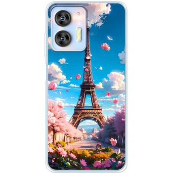 Силиконовый Чехол с Картинкой для Oukitel C36 Принт (Париж, Эйфелева Башня) (59752-ysm035)