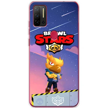 Силиконовый Чехол с Картинкой для Ulefone Note 11P Принт (Бравл Старс Ворон, Brawl Stars Crow) (59772-ysm018)