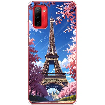Силиконовый Чехол с Картинкой для Ulefone Note 12P Принт (Париж, Эйфелева Башня) (59802-ysm036)