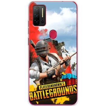 Силиконовый Чехол с Картинкой для Ulefone Note 11P Принт (Пубг Батлграунд, Pubg Battlegrounds) (59772-ysm2292)