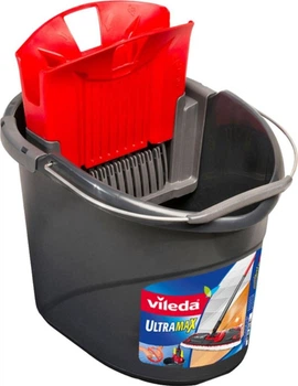 Відро з віджимом Ультрамакс Vileda Ultramax 10 л Сіре (4023103201415)