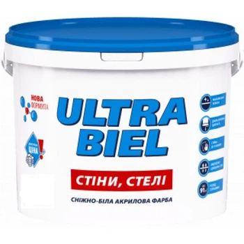 Краска интерьерная акриловая для стен и потолков Sniezka Ultra Biel 10л (77)