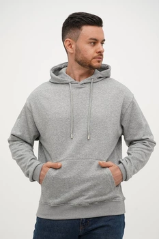 Худи однотонный Trend Collection 369 светло-серый (GREY) 3XL