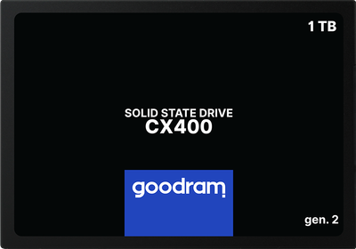 Goodram CX400 Gen.2 1TB 2.5" SATAIII 3D NAND TLC (SSDPR-CX400-01T-G2) (G2B071895) - Уцінка