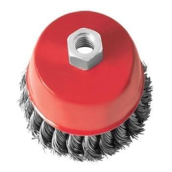 Щітка для УШМ Intertool чашкова 65мм*М14 кручений дріт BT-2065