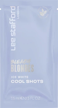 Тонуючі ампули з синім пігментом Lee Stafford Bleach Blondes Ice White Cool Shots ,4 x 15мл
